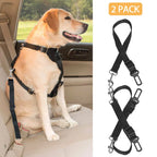 Adjustable Pet Dog Seat Belt Leash (2-Pack)