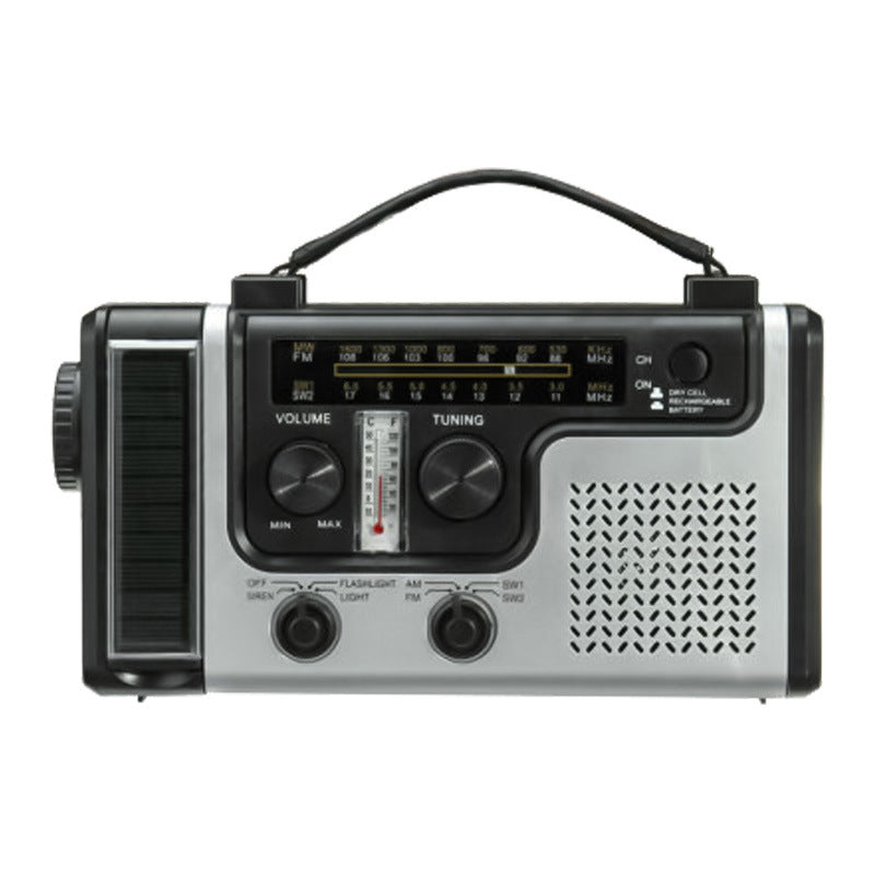 Multi-Band Solar Hand-Crank Radio Receiver