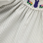 Infant Baby Girls Easter Bunny Smocked Dress