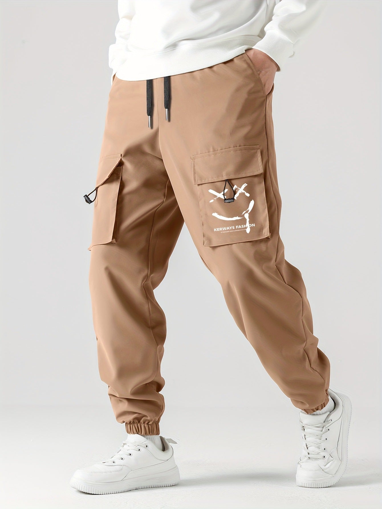 Men’s Straight-Leg Casual Overalls Pants