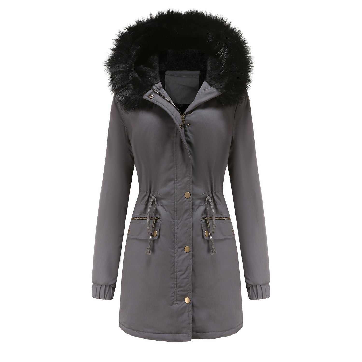 Women’s Plush Hooded Parka