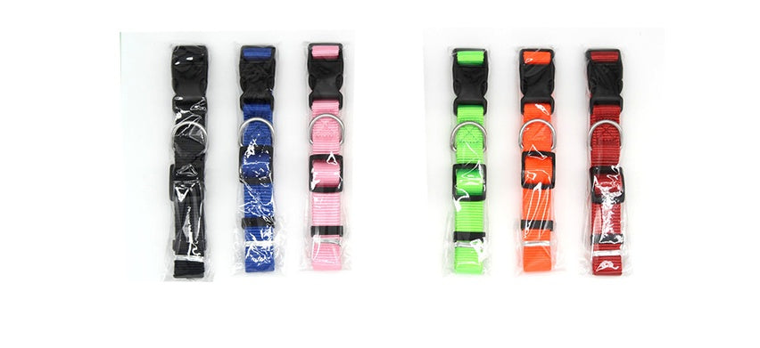 Soft Nylon Pet Collar for Dogs & Cats