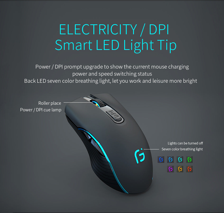 Wireless Bluetooth Rechargeable Mouse