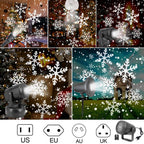 Christmas Party Lights Snowflake Projector