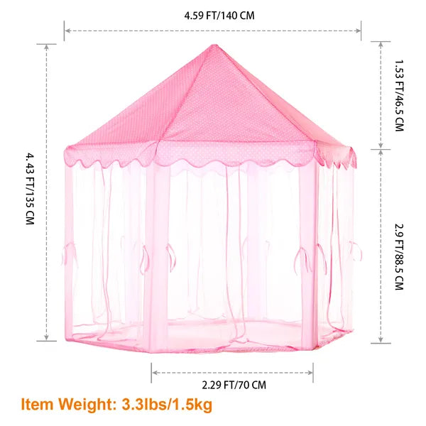 Princess Castle Play Tent – Indoor & Outdoor