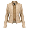 Women’s Zip-Up Leather Jacket