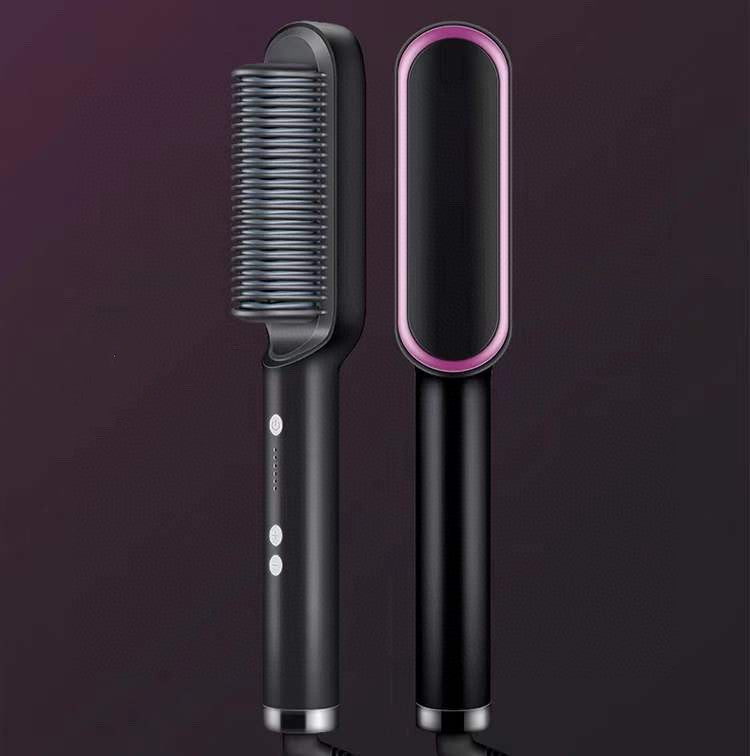 New 2-In-1 Hair Straightener Hot Comb