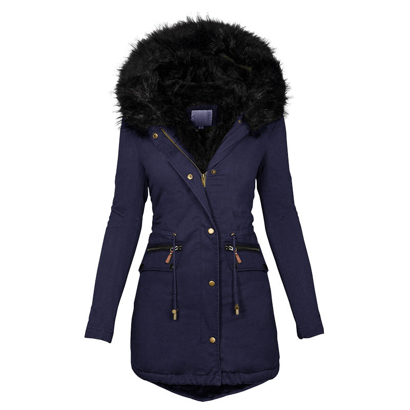Women’s Plush Hooded Parka