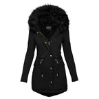 Women’s Plush Hooded Parka