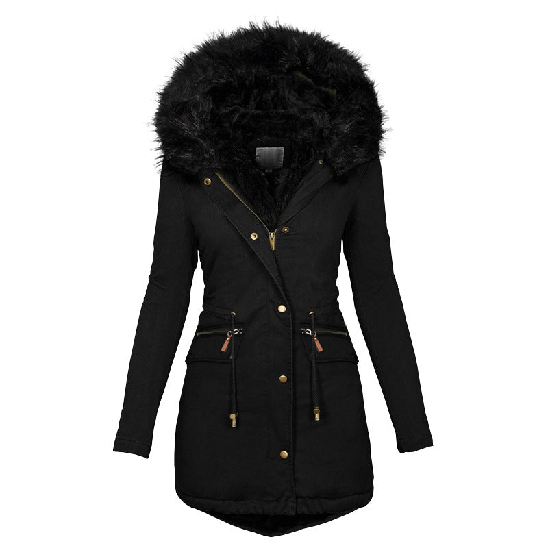 Women’s Plush Hooded Parka