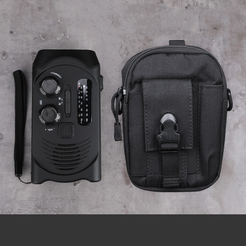 Emergency Hand-Crank Radio LED Generator