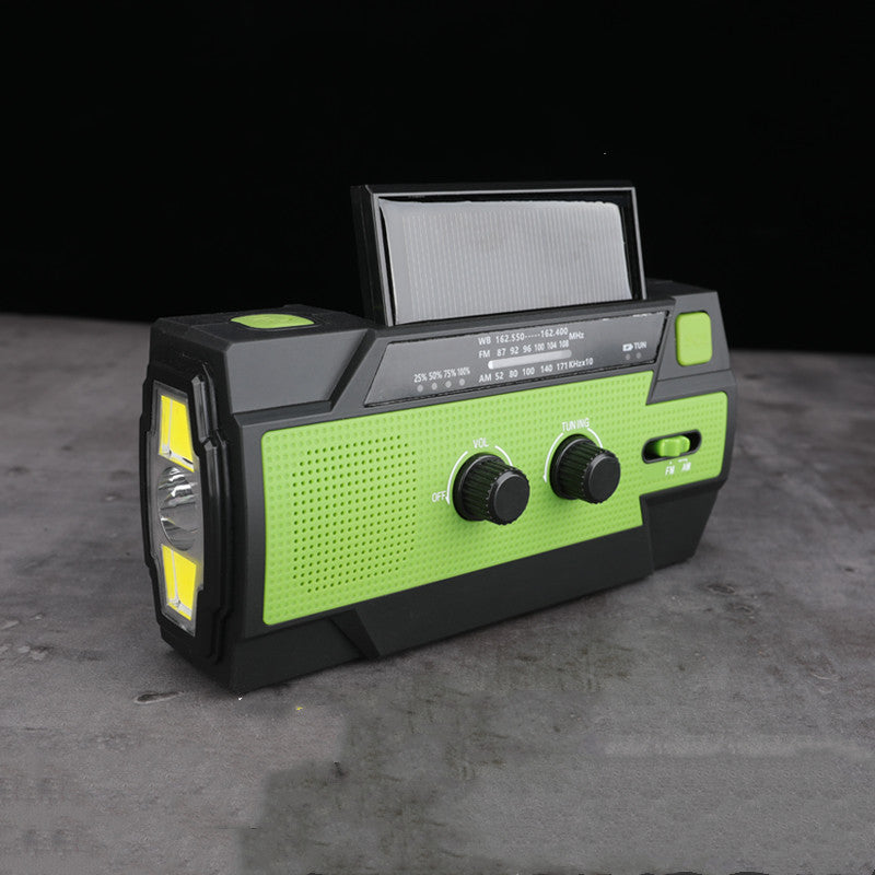 Emergency Hand-Crank Radio LED Generator