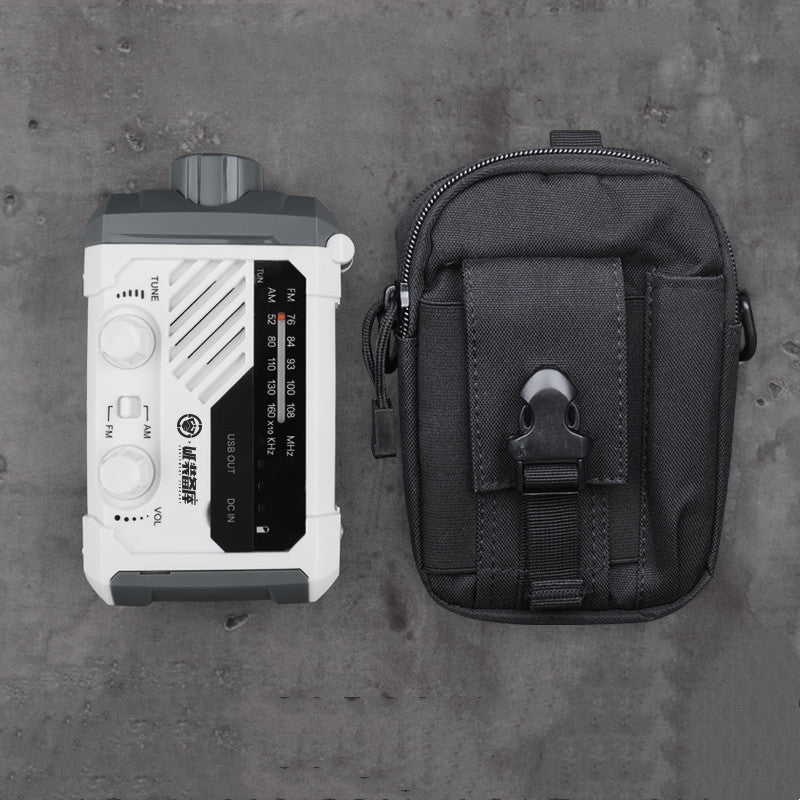 Emergency Hand-Crank Radio LED Generator