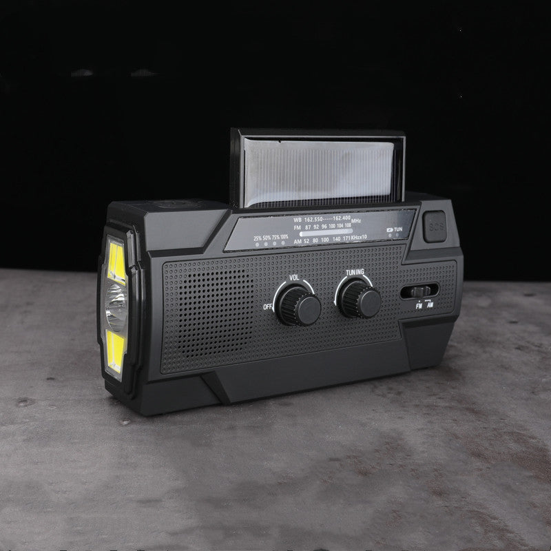 Emergency Hand-Crank Radio LED Generator