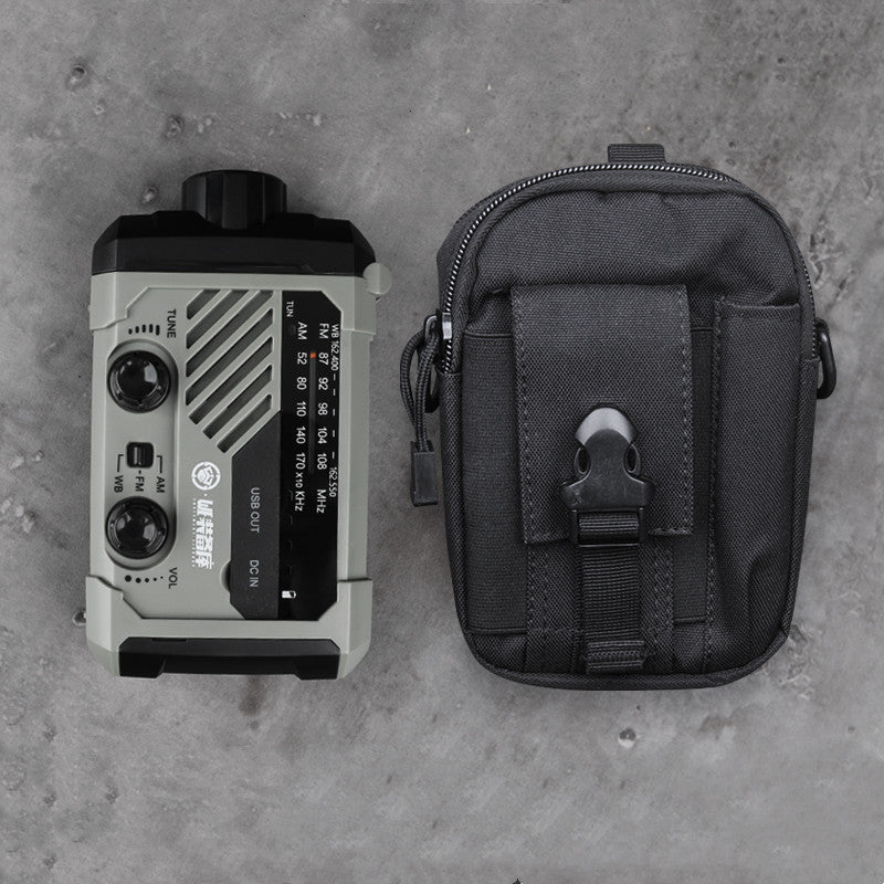 Emergency Hand-Crank Radio LED Generator