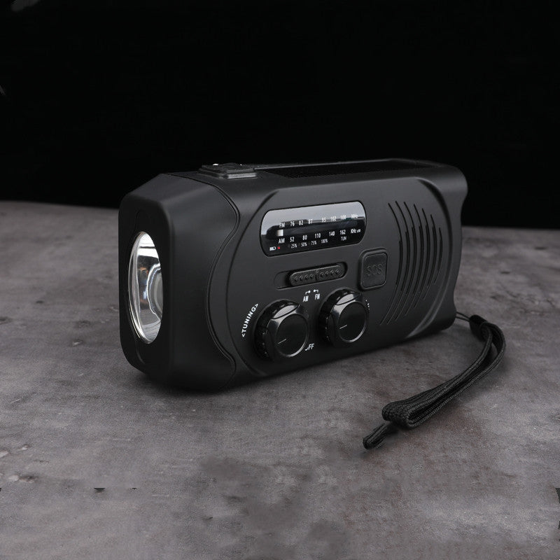 Emergency Hand-Crank Radio LED Generator