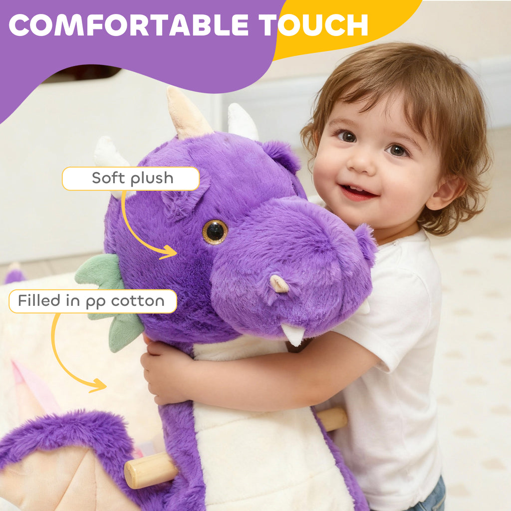 Baby Rocking Dragon Horse Toddler Ride-On Toy