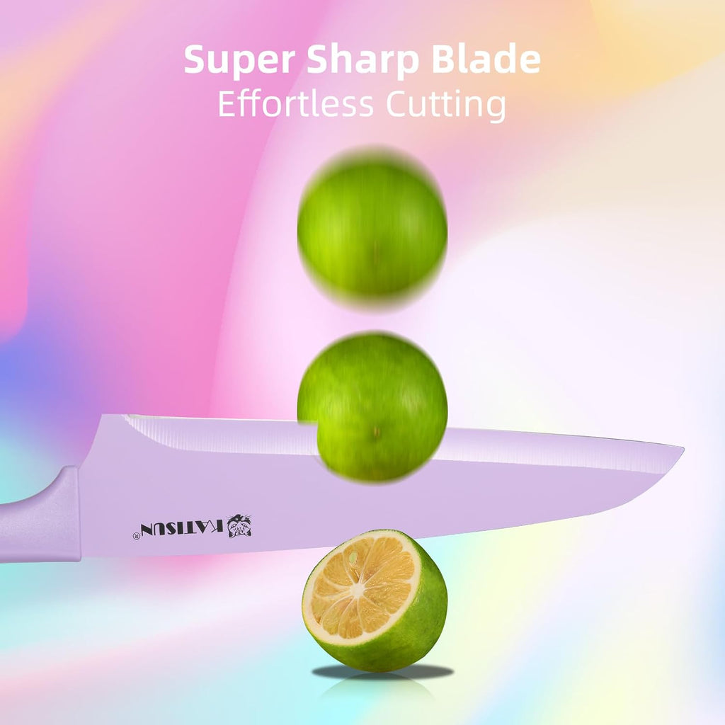 30pcs Colorful Knife Set & Kitchen Cutting Board