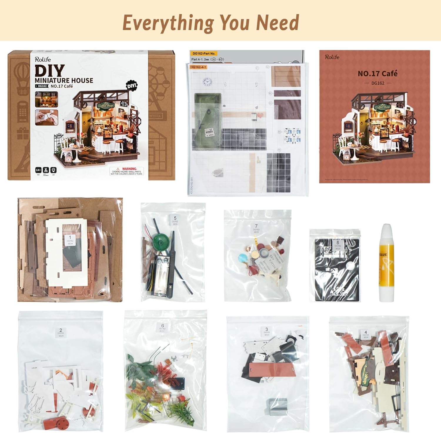 Café Miniature House Kit
