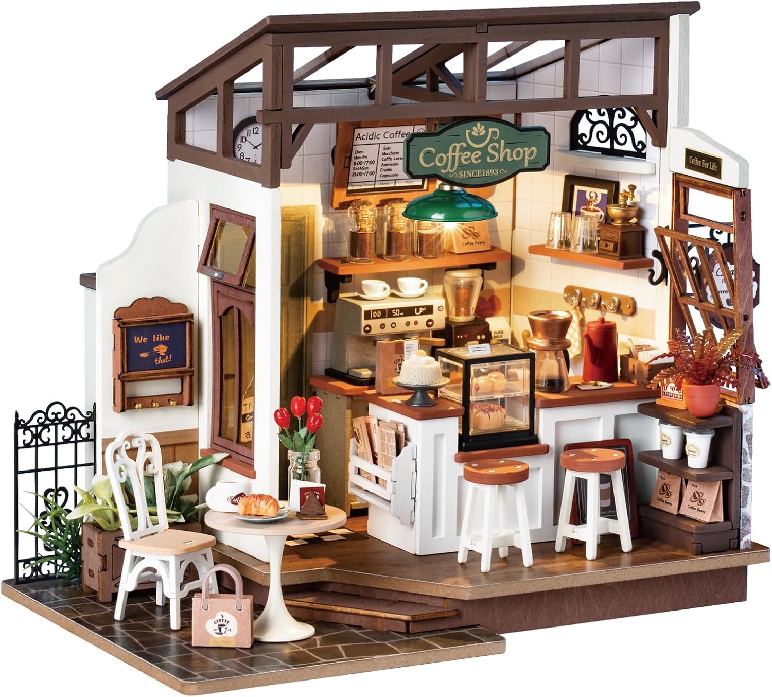 Café Miniature House Kit