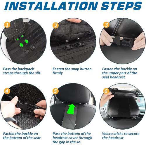 Universal Tactical Vehicle Back Seat Organizer