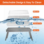 Foldable Charcoal BBQ Grill for Outdoor Use