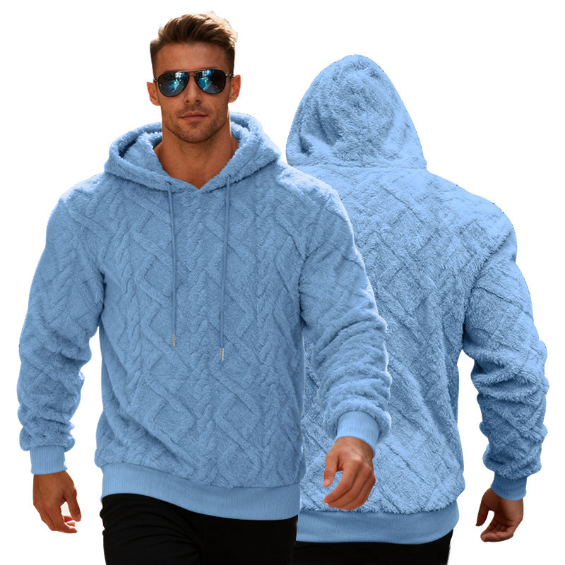 Men’s Plush Hooded Sweatshirt