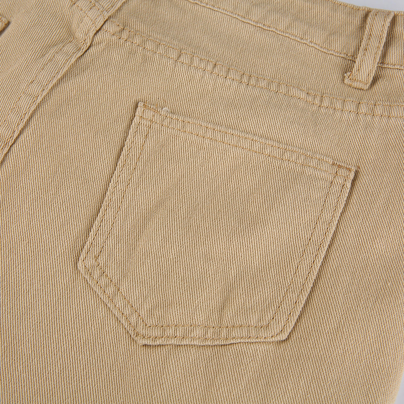 Spice Girl Style High-Waist Slim Jeans Bottoms