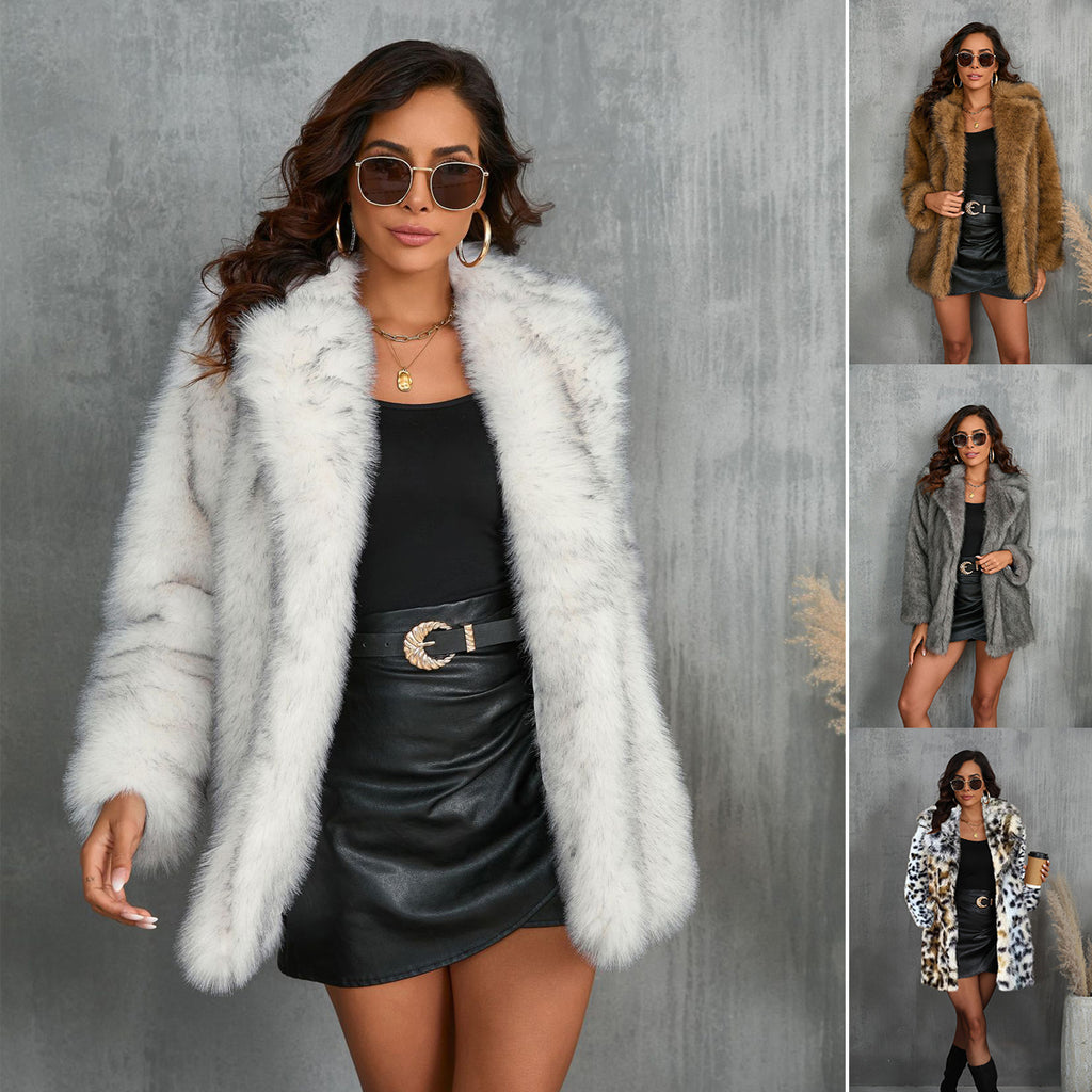 Winter Coat Women’s Faux Fur