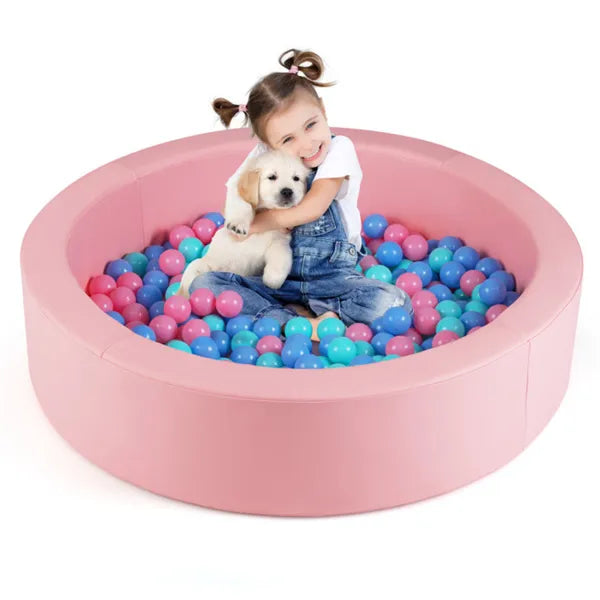 42" Kids Round Foam Ball Pit – Soft Play Area