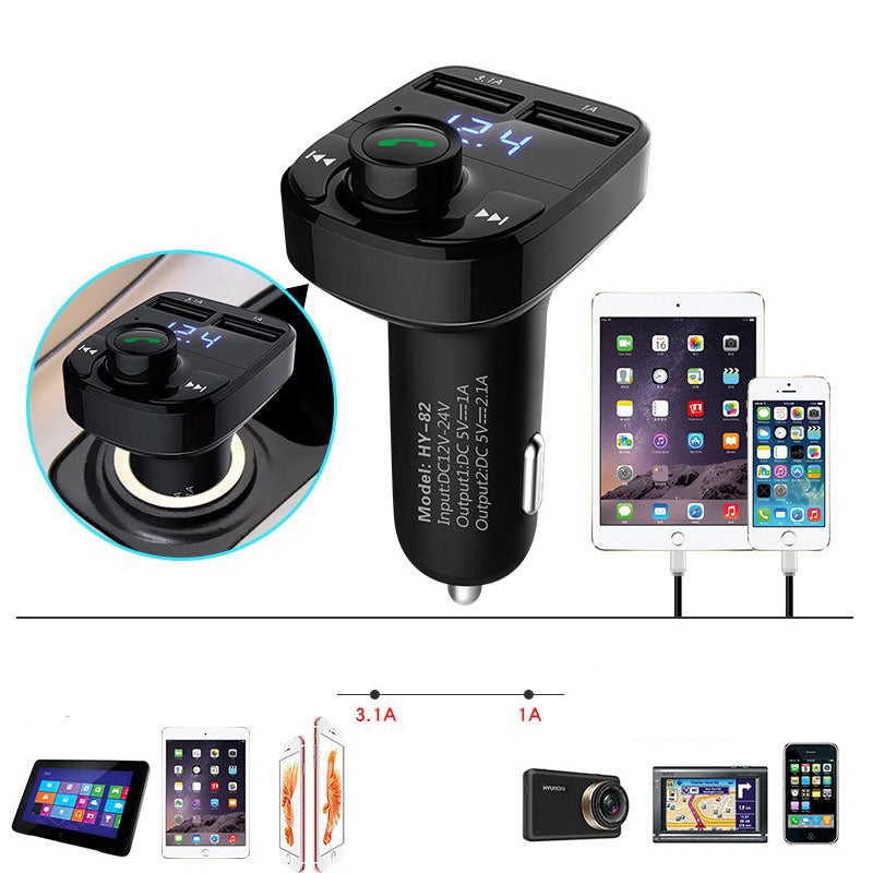Bluetooth Car MP3 FM Transmitter & Dual USB