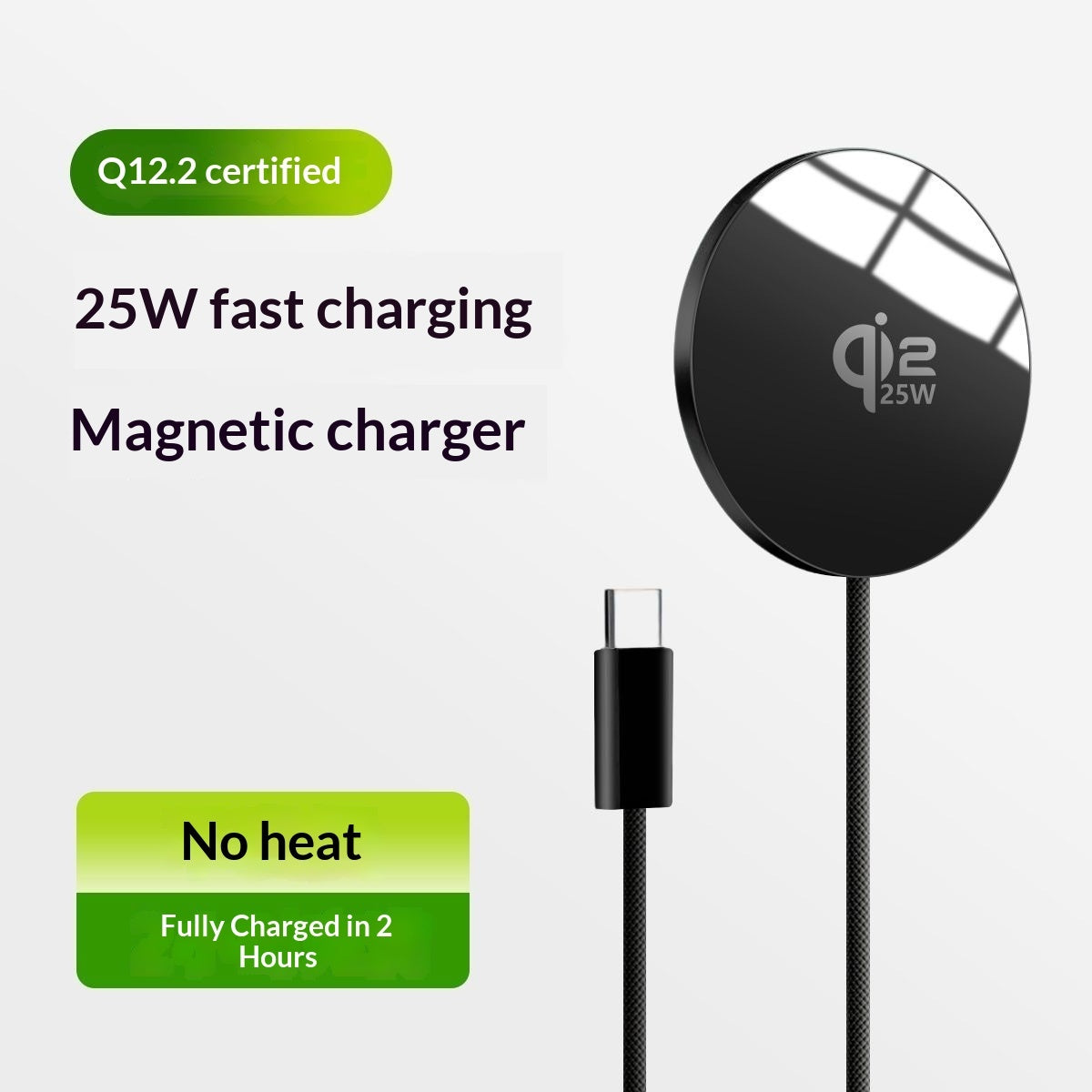Qi2 25W Magnetic Wireless Charger