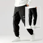 Men’s Straight-Leg Casual Overalls Pants