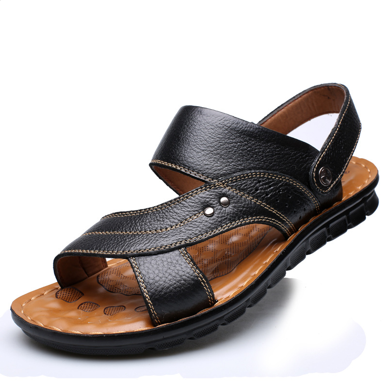 Men’s Leather Sandals Beach & Casual Wear