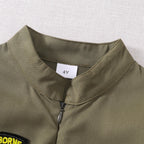 Toddler Boys Pilot Jumpsuit – Army Green Birthday