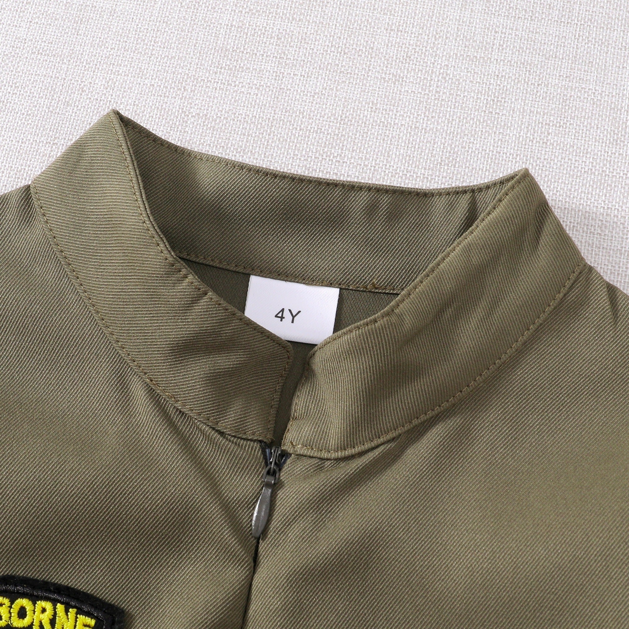 Toddler Boys Pilot Jumpsuit – Army Green Birthday