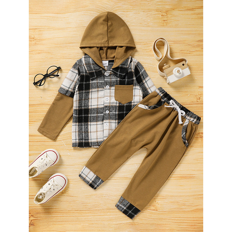 Toddler Baby Boy Clothes Long Sleeve 2pcs Set