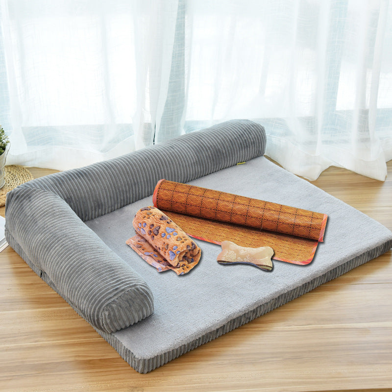 Corduroy Pet Sofa Bed