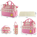 5PCS Baby Nappy Diaper Bag Set
