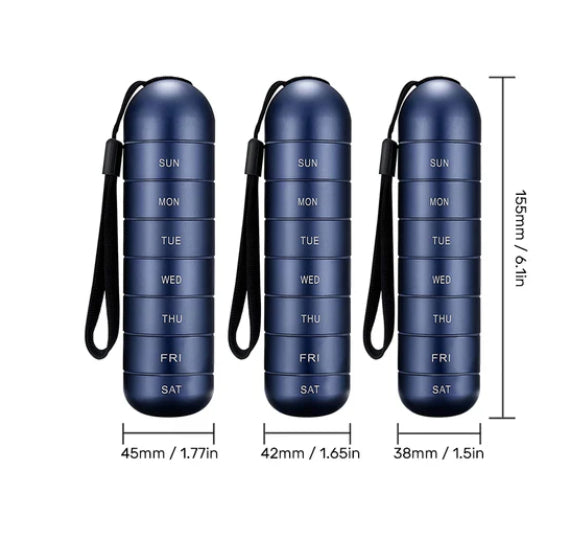 Waterproof Aluminum Alloy Medicine Capsule