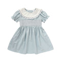 Toddler Girls Smocked Puff Sleeve Dress