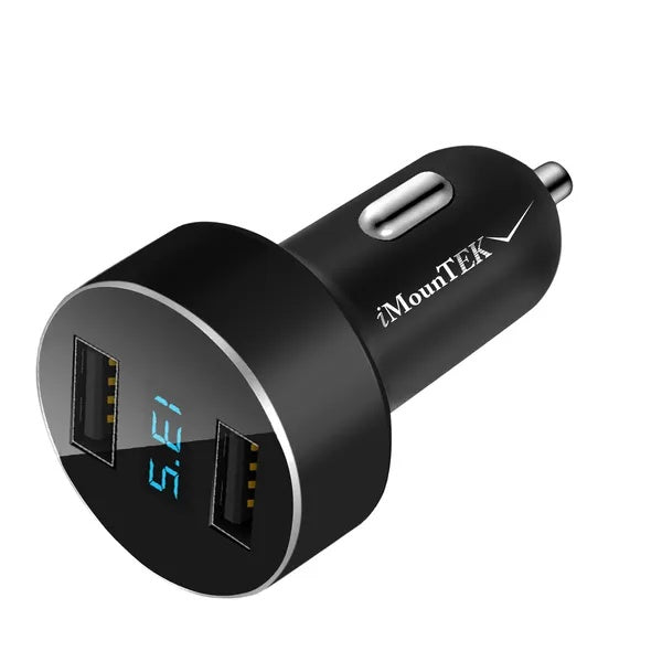Dual USB Aluminum Alloy Car Charger