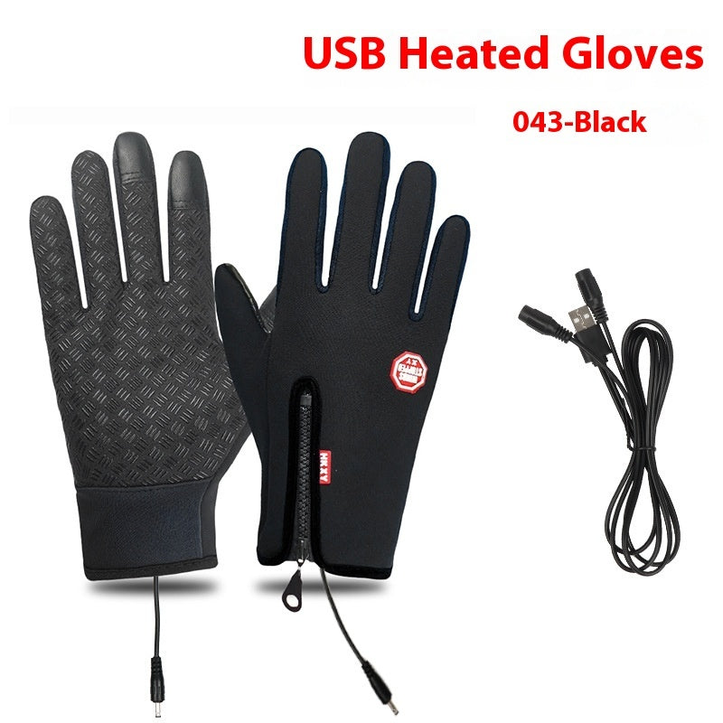 USB Heated Winter Gloves – Touchscreen