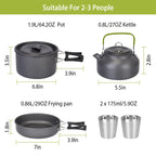 Camping Cookware Set – Portable Outdoor Cook