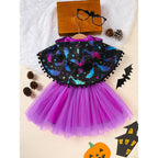 Little Girls 2-Piece Halloween Dress Set