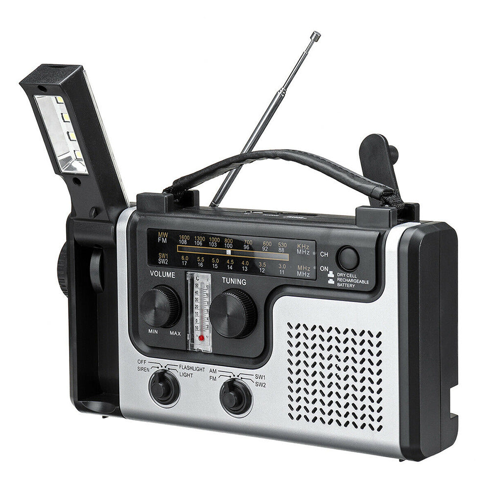 Multi-Band Solar Hand-Crank Radio Receiver