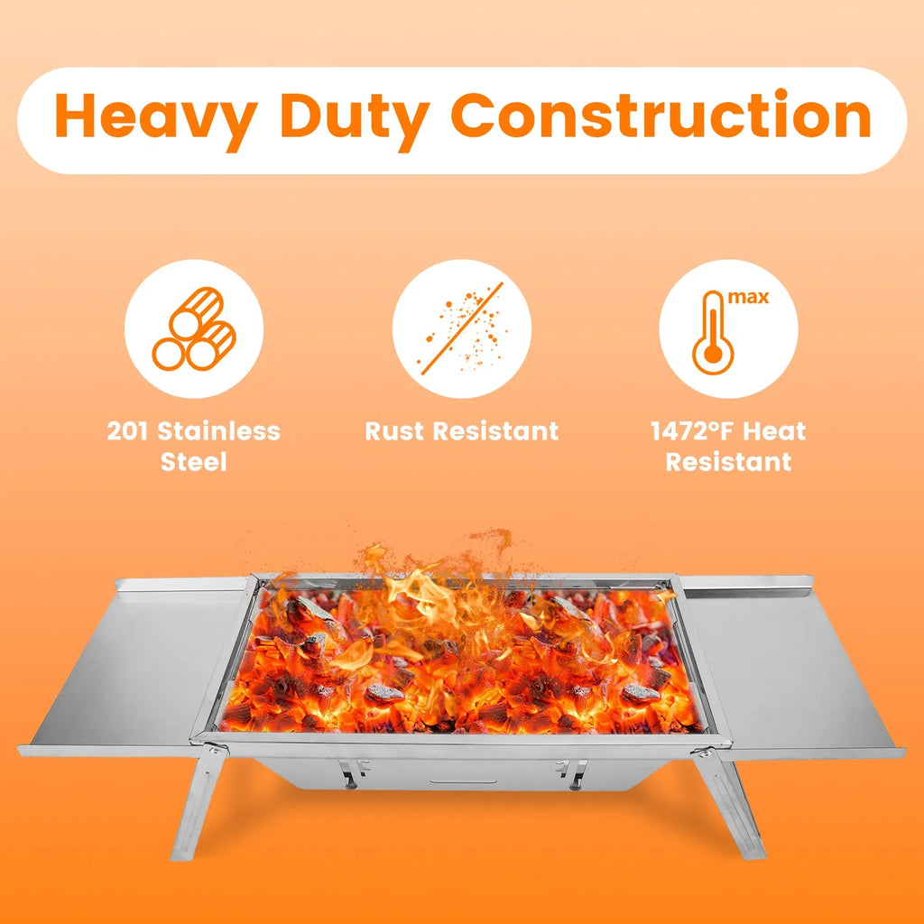 Foldable Charcoal Grill – Portable Outdoor Cook