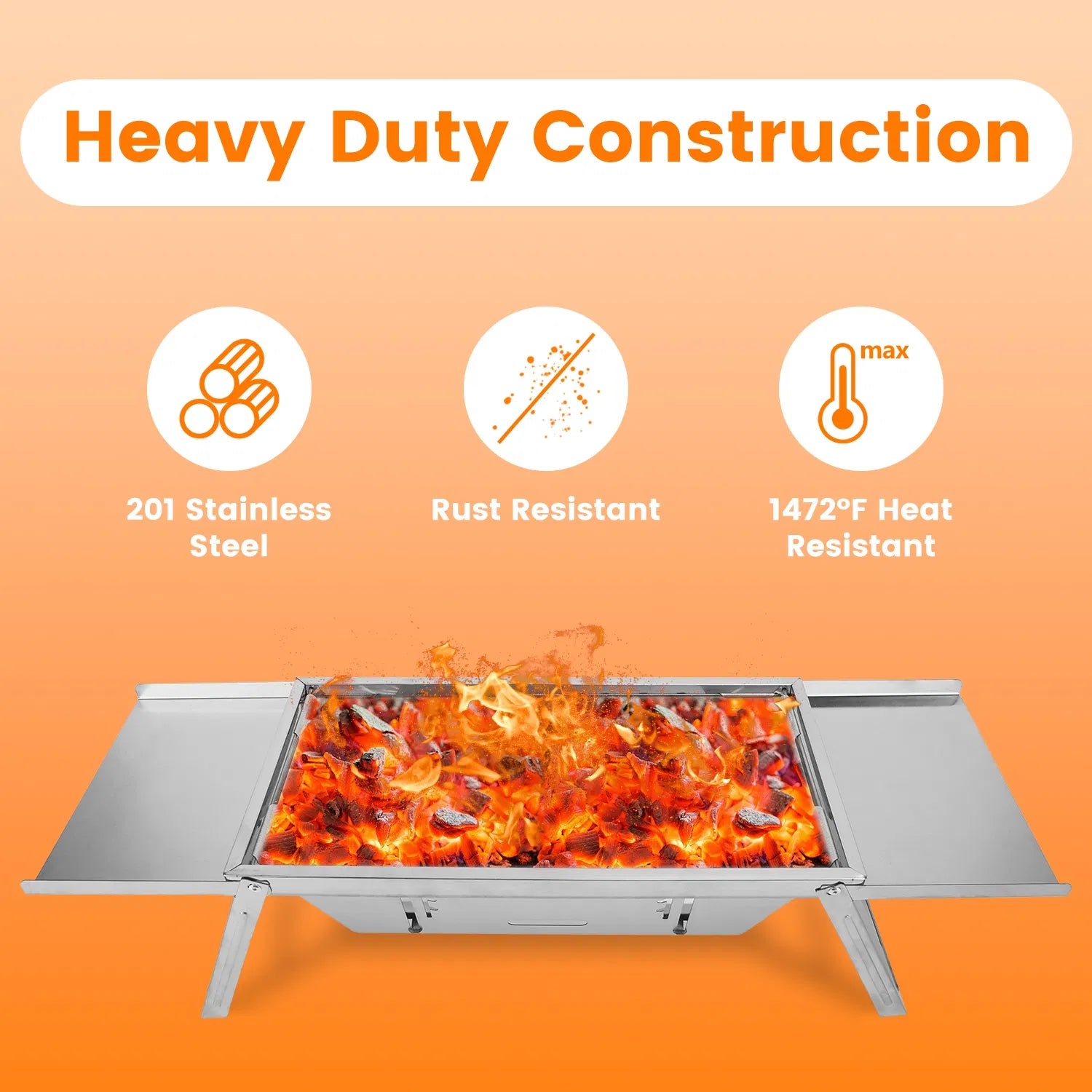 Foldable Charcoal Grill – Portable Outdoor Cook