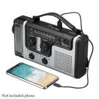 Multi-Band Solar Hand-Crank Radio Receiver