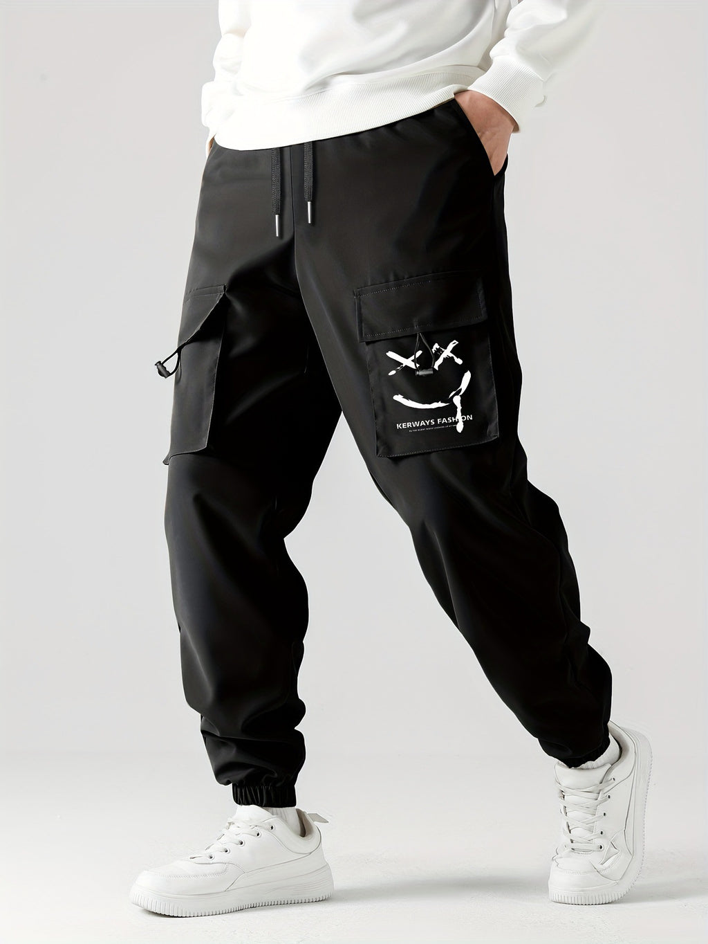 Men’s Straight-Leg Casual Overalls Pants